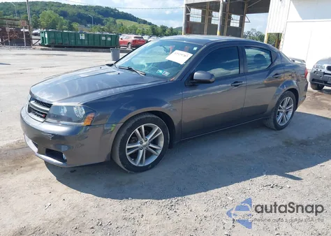 2014 Dodge Avenger Sxt z USA, uszkodzony, nr VIN 1C3CDZCB9EN237863